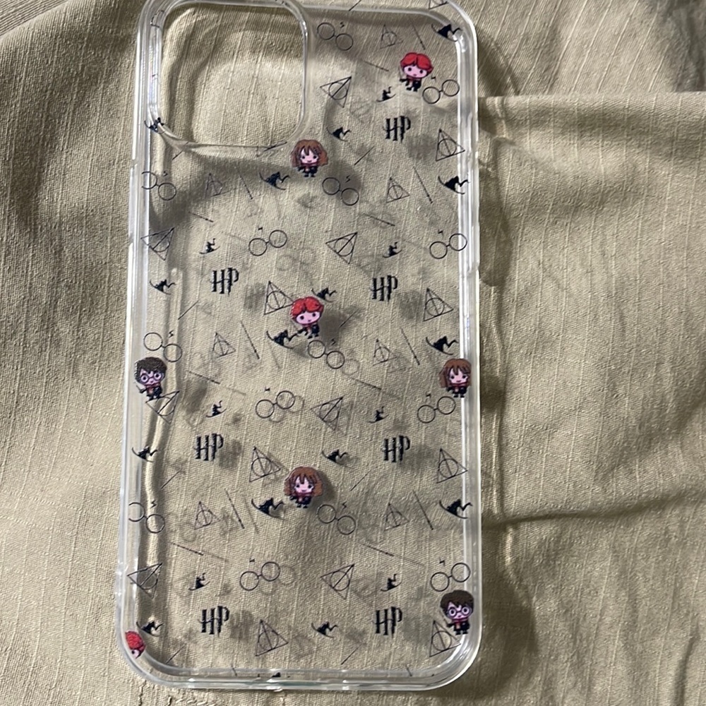 New clear wizard silicone phone case - 12 pro max